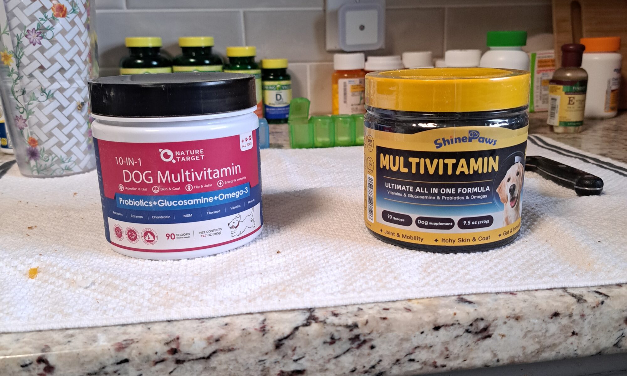 My favorite dog vitamins especially if you don't want to buy the hi pro hi cost kibble.